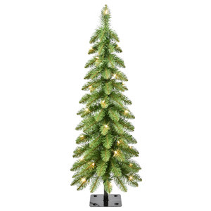 Pre-Lit Artificial Alpine Tree