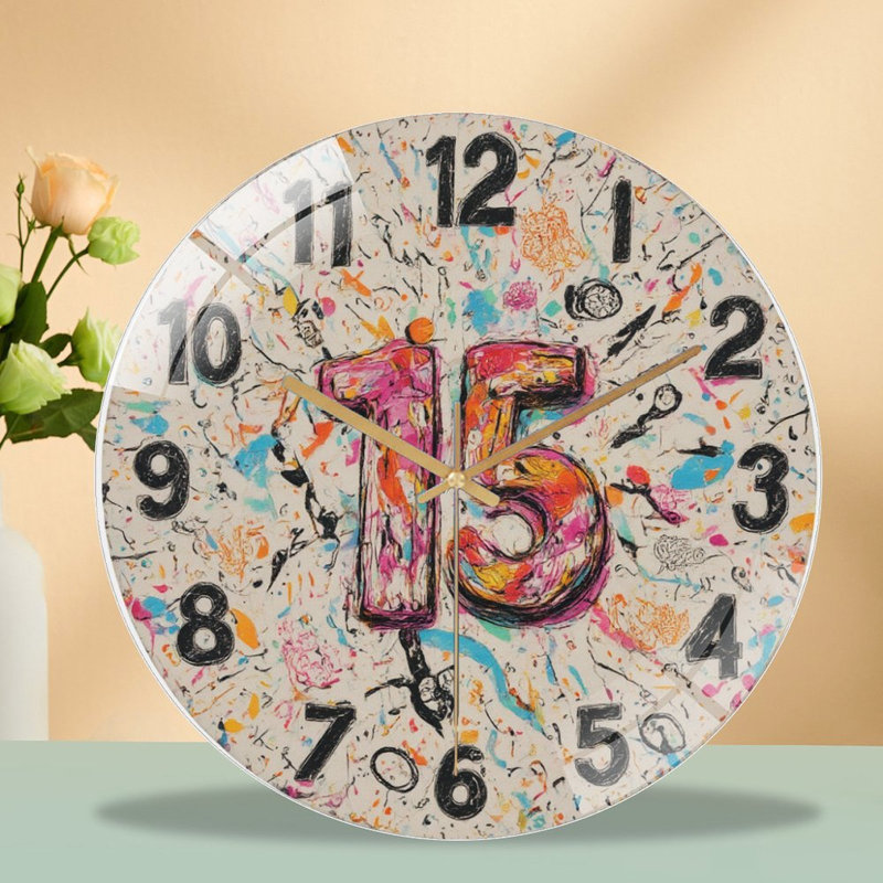 Horloge murale 12 po