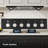30 inch 900 CFM Convertible Insert Range Hood 4 Speed Quiet Black Stainless Steel Panel Push Button Control with LED Lights-120430905