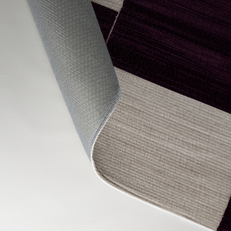 Tapis d'intérieur et d'extérieur à carreaux beige, Rectangulaire 3 pi x 5 pi