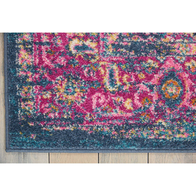 Tapis bleu, Rectangle 5 pi 3 po x 7 pi 3 po