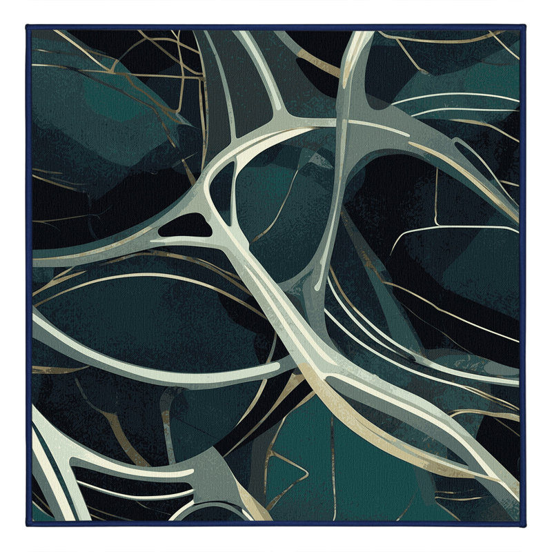 Celestial Flux Rug, Square 3'