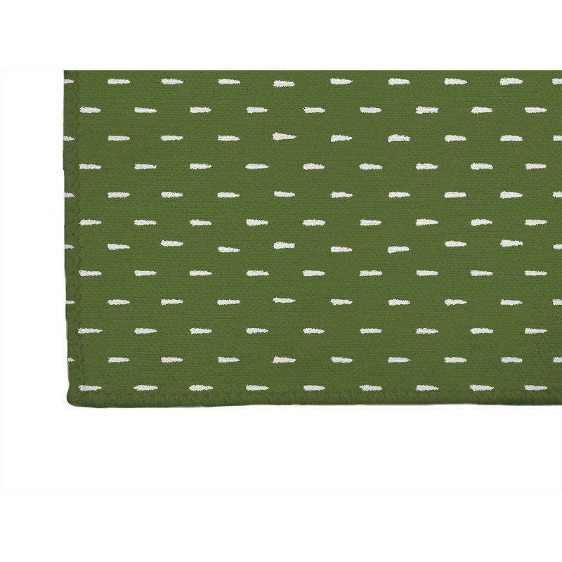 Paillasson Patty, Vert olive, L 72 po x L 48 po