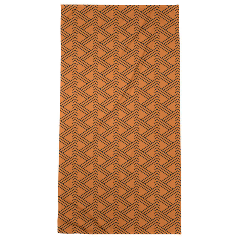 Beach Towel, Brown, Microfiber