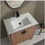 Meuble-lavabo de 30 po avec 2 portes, style armoire avec bois d'ingénierie et lavabo