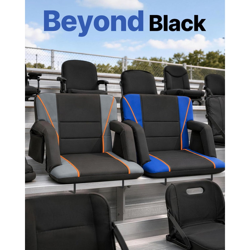 Stadium Seat, Black 25in.