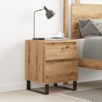 Alicianna 40cm W Manufactured Wood Bedside Table