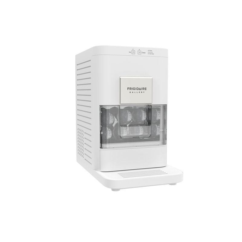 Frigidaire Countertop Artisanal Sphere Ice Machine, Transparent Window, Gourmet Ice Maker, 84 Spheres per Day Capacity, Auto Self-Cleaning Ice Making Machine, White