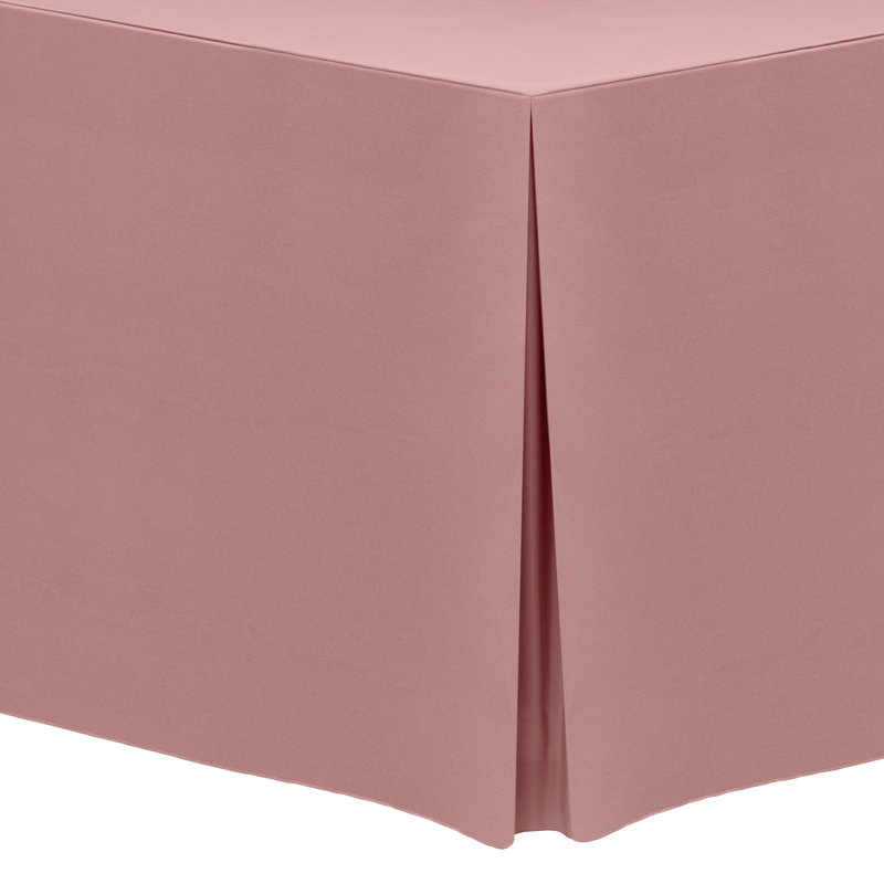 Solid Color Tablecloth, 18" x 48", 10, Dusty Rose