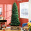 Sapin de Noël artificiel mince de 8 pi de hauteur, non éclairé, avec branches réalistes et 1168 pointes