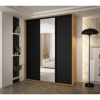 3 Door Manufactured Wood Wardrobe