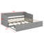 Lit de jour polyvalent en bois, lit gigogne encastré, deux tiroirs-1125256981