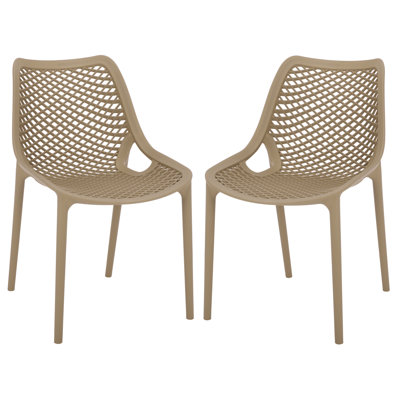 Ensemble de 2 chaises de salle à manger Leila