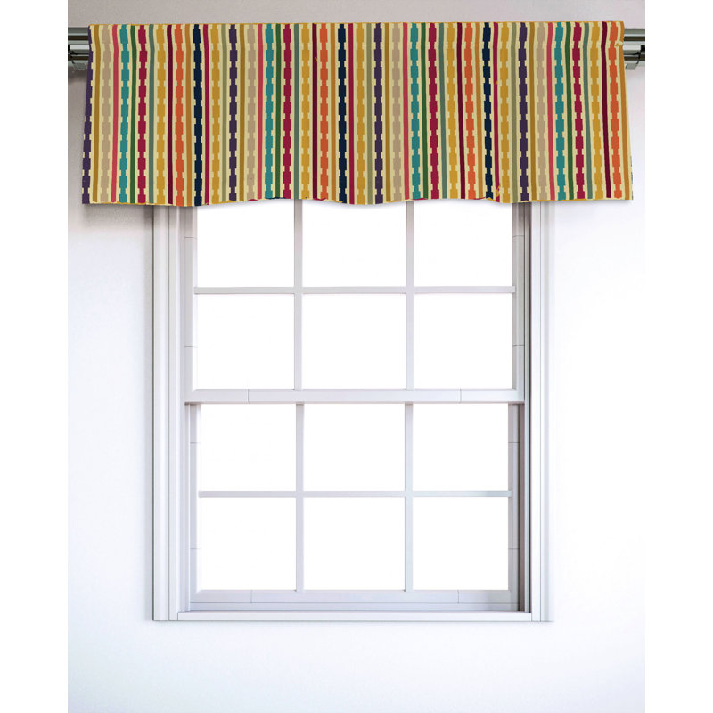 Sateen Ruffled Window Valance