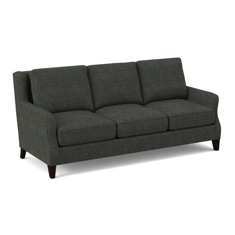 Savannah 84" Flared Arm Sofa, Antic Pepper