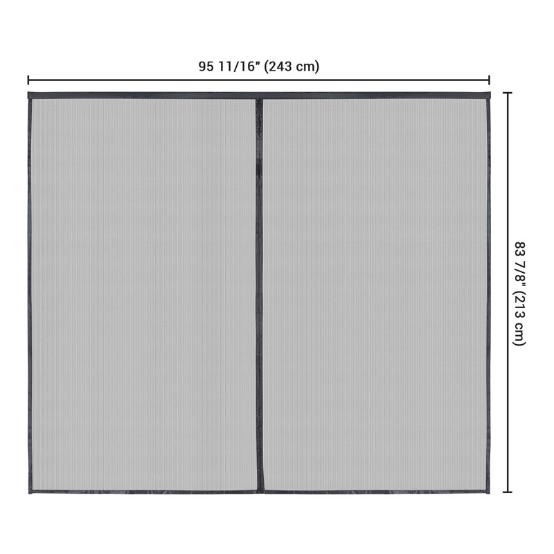 Balayeuse de porte de garage, H 84 po x l 96 po