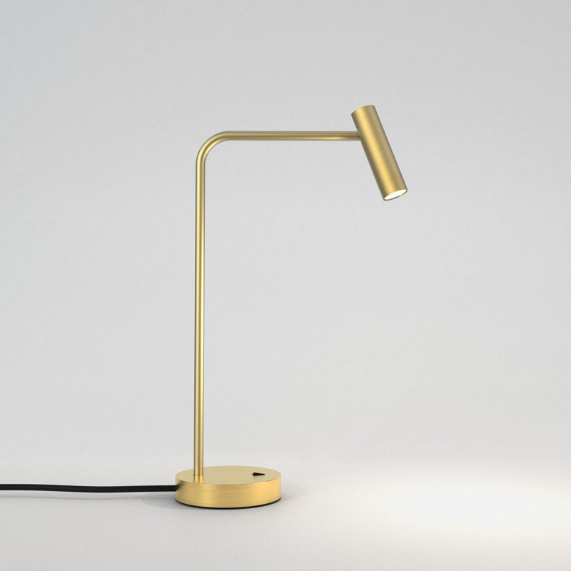 Enna LED Desk Table Lamp, Gold
