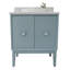 Meuble-lavabo simple 31 po avec comptoir en pierre Crumley-27808922