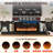 80" Tv Stand With 36" Inch Electric Fireplace Up To 90" Tvs, Led Light Entertainment Center With Two Large-capacity Glass Cabinets-1279873748-1291374272