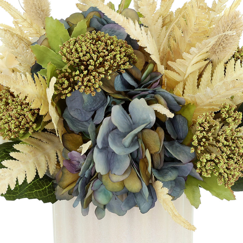 Fall Wreath and Floral Arrangement Bundle