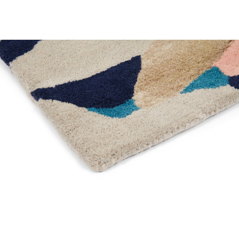 Abstract Area Rug, Rectangle 6'7" x 9'2"