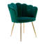 Bruning Scallop Velvet Barrel Accent Chair-1088046557