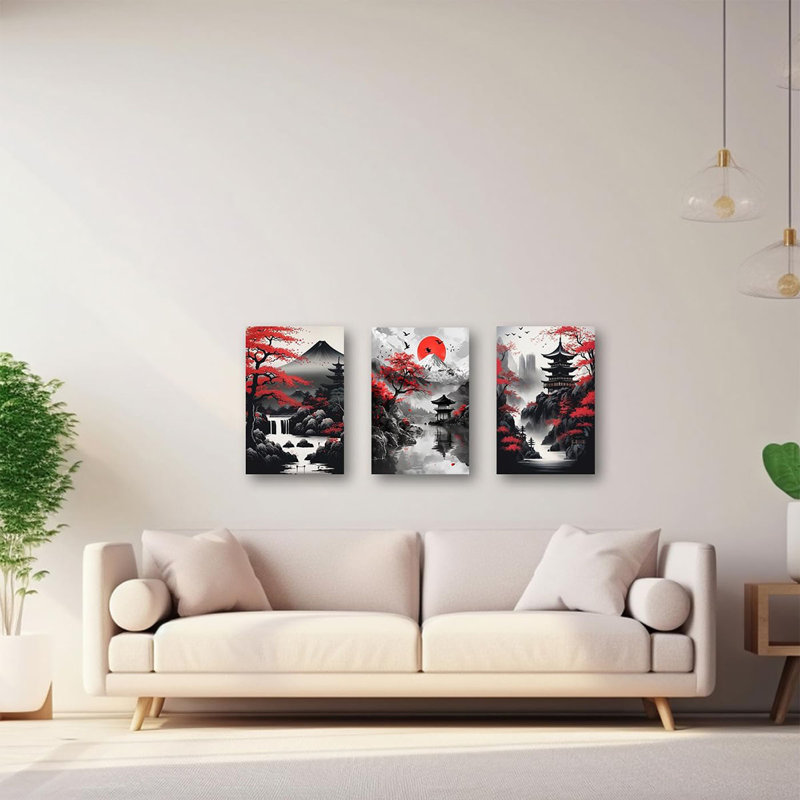 3 Piece Wrapped Canvas Print