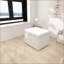 Canapé-lit convertible 4 en 1 moderne 36 po blanc neige pour le salon / petit appartement | Blanc | Métal-605759233