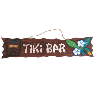 Décoration murale «Tiki Bar» par la salle de jeux de la RAM