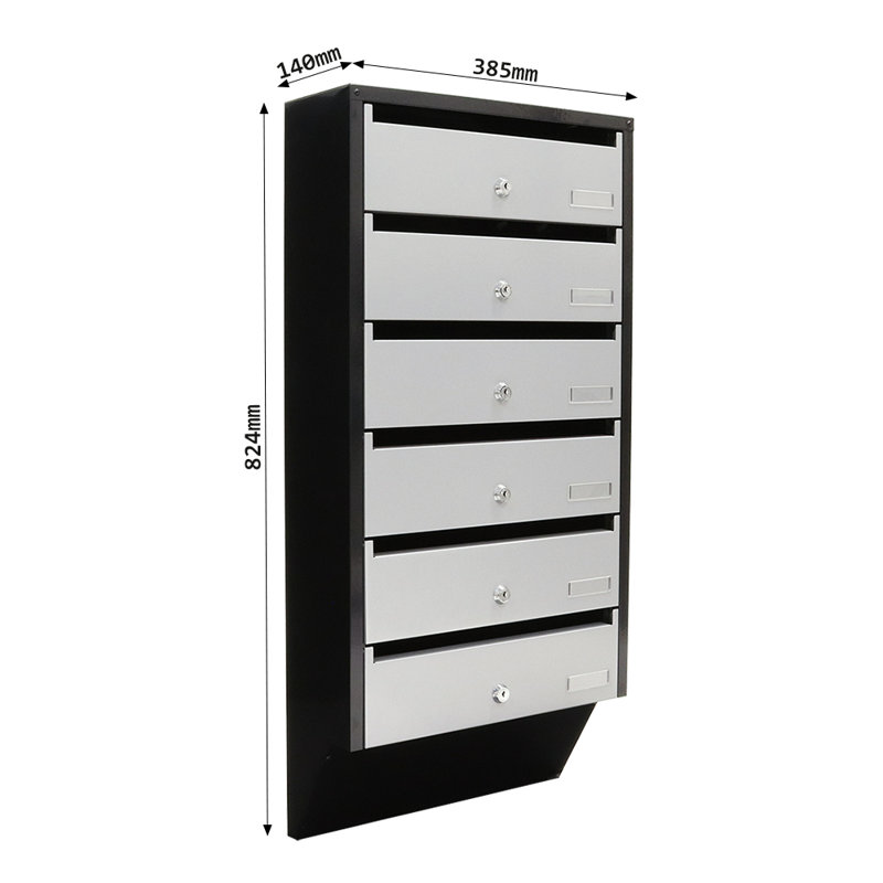Rottner Depot 6 Apartment Mailbox Mertha