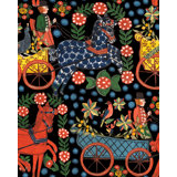 Tyrol Apres-Ski Home Floral Wallpaper Roll