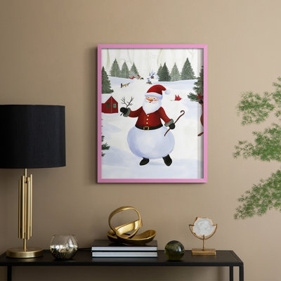 «Christmas Holiday Art», reproduction encadrée CC XXVI - bois massif