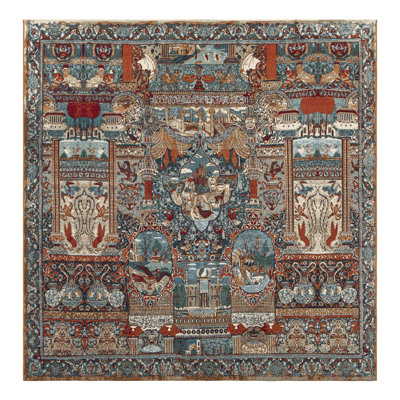 Indoor/Outdoor Traditional Area Rug