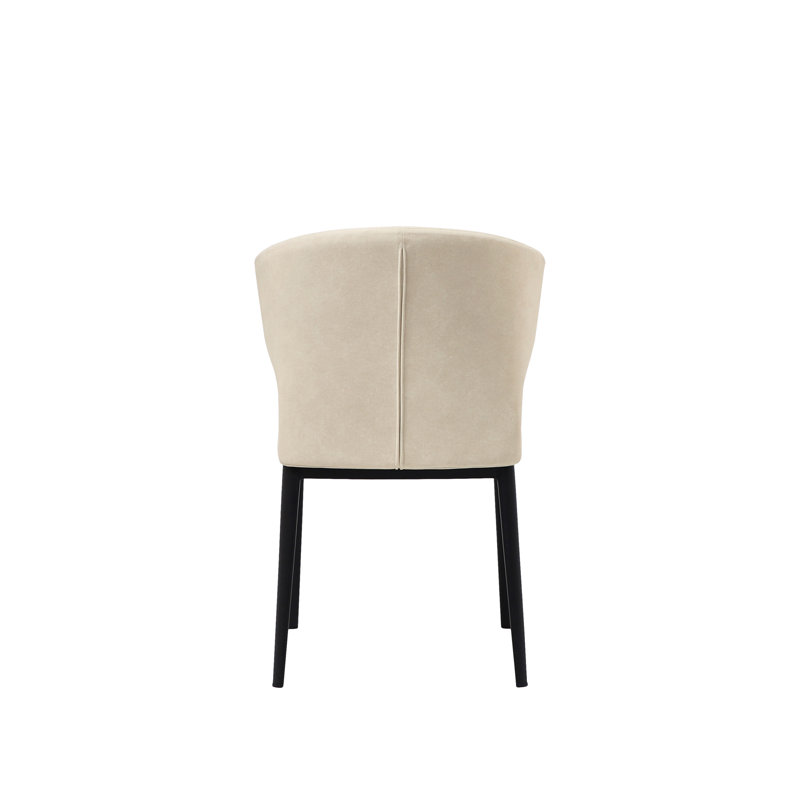 Nakia Upholstered Dining Chair, Warm Beige