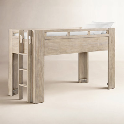 Albie Pine Low Loft Bed