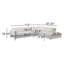Canapé modulaire 2 pièces Brohel-167272756