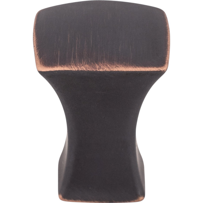 Glacier Square Knob, 3/4" Length, Umbrio