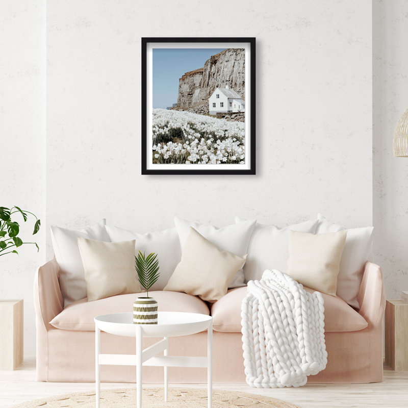 Coastal Homes II Print by Oliver Gal, 25.5" H x 21.5" W, Black Shadowbox