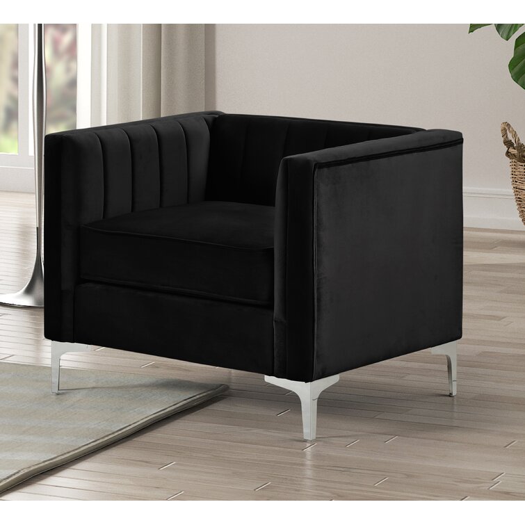 New Louis Black Armchair