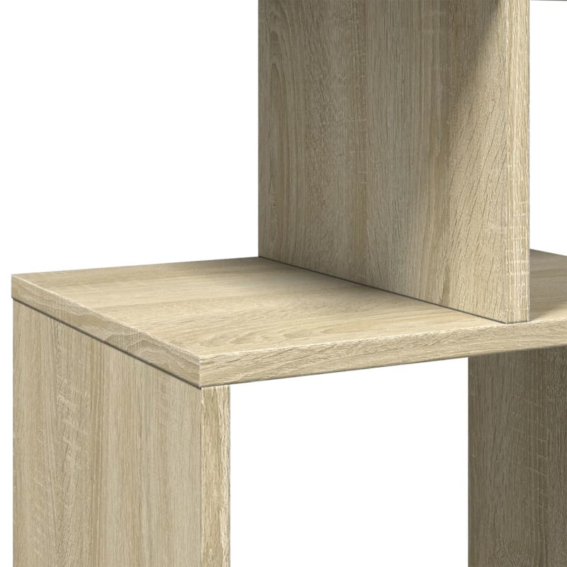 Ayiana 188cm H x 92cm W Book Cabinet Bookcase, Sonoma Oak
