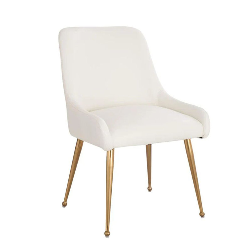 Chaise Luna Luxe, Blanc