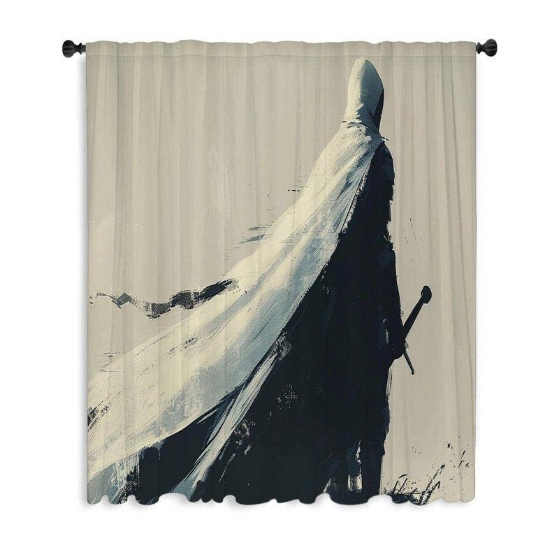 Yamiko Sheer Curtain Single Panel, 53'' W x 87'' L