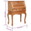 Albert Solid Wood Base Secretary Desk-426427509