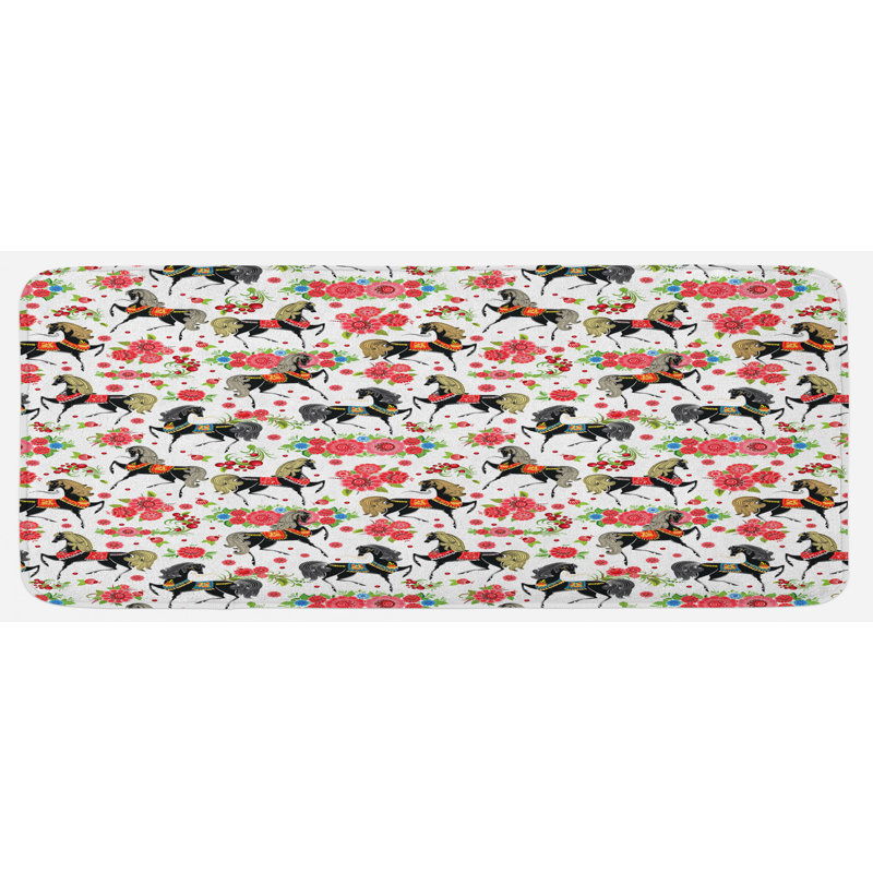Tapis de cuisine Horses