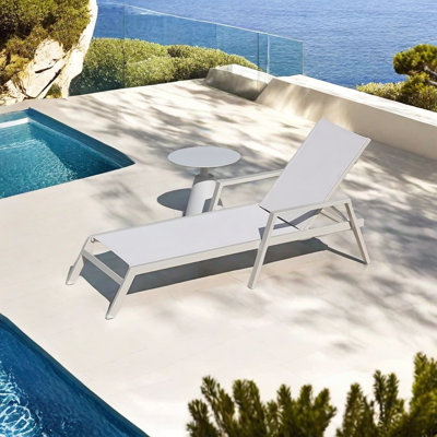 Savonn Outdoor Chaise Lounge Set with Table