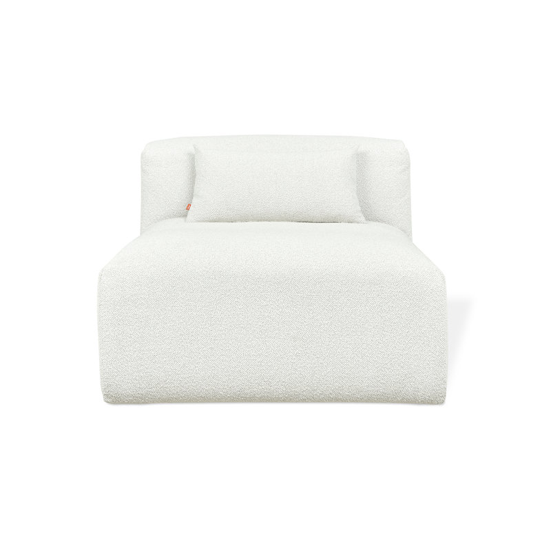 Nest Modular Armless Chair, Morris Bone