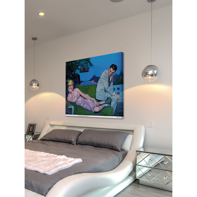 « lawless lady » par al buell, reproduction d’art sur toile tendue, H 32 po x l 32 po