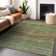 Premium Machine Washable Tweedy Olive Rug