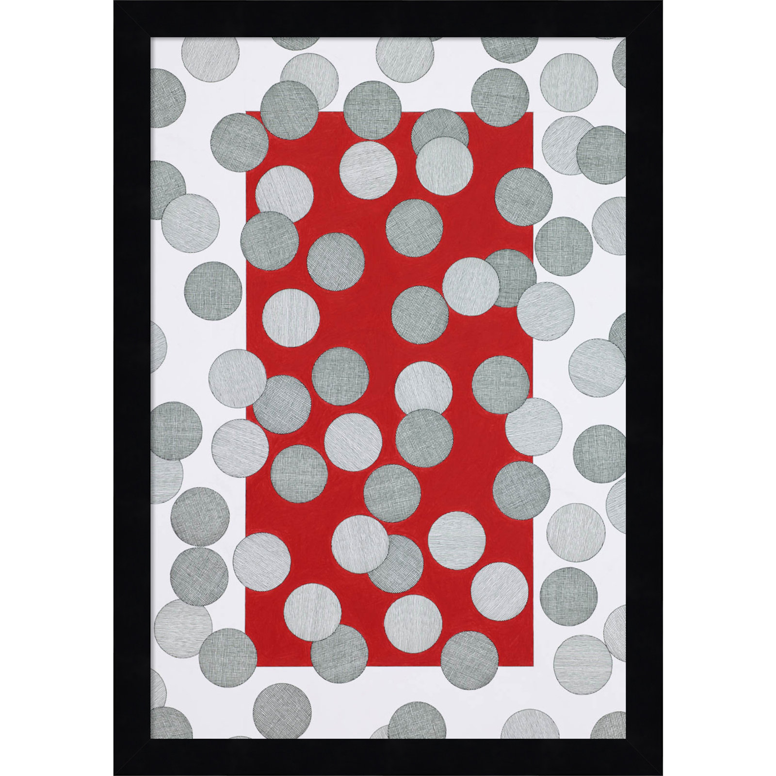 Over the Hills and Far Away Print, Black, 17" H x 12" W x 1" D