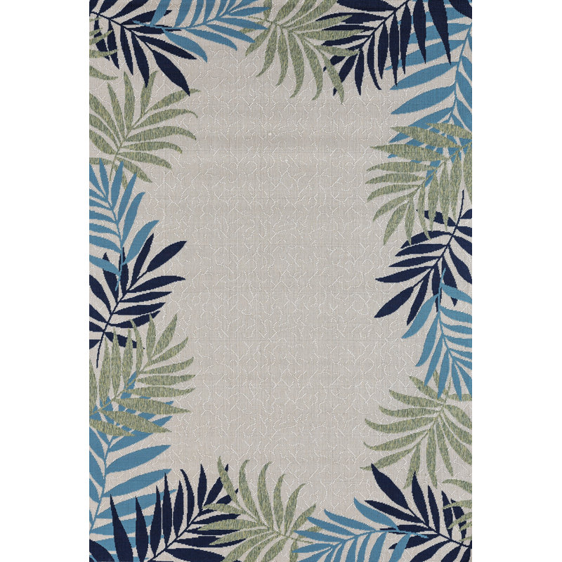 Tapis vert / bleu Springcreek, Rectangle 7 pi 10 po x 10 pi 2 po